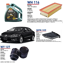 VOLKSWAGEN PASSAT 1.4 TSİ 160 HP 11/11 → 12/16 YAĞ BAKIM SETİ