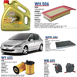 PEUGEOT 307 1.4 HDİ 70 MOTOR YAĞ BAKIM SETİ