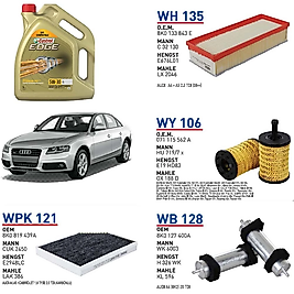 AUDI A4 (8K, B8) 2.0 TDI - kw 105 - 143 hp Motor Kodu: CAG ve CMF