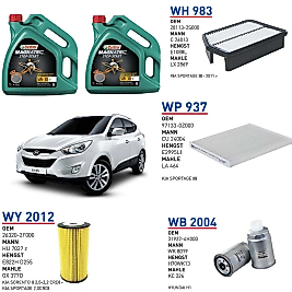 HYUNDAI ix35 - Tucson 2.0 CRDi kw 135 - 184 hp Yağ Bakım Seti