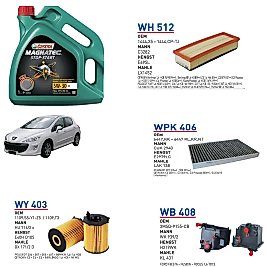 PEUGEOT 308 1.6 HDI 110 HP MOTOR 09/07 → 02/10 MODEL YAĞ BAKIM SETİ