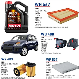 FORD FUSİON 1.6 TDCİ MOTOR 2004-2012 YAĞ BAKIM SETİ