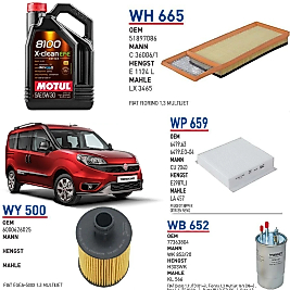 FİAT 1.3 MULTİJET FİORİNO DOBLO EURO 5 MOTOR YAĞ BAKIM SETİ