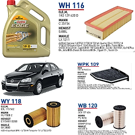 VOLKSWAGEN JETTA 1.6 TDİ 2009-2013 105 HP BAKIM SETİ