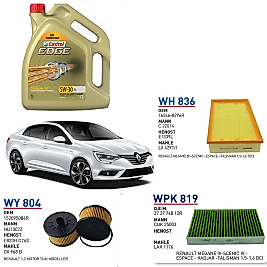 RENAULT MEGANE 4 1.3 TCE 140 HP YAĞ BAKIM SETİ