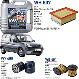 PEUGEOT PARTNER 1.9 MOTOR ARAÇ BAKIM SETİ