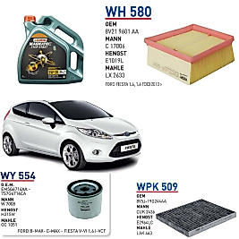 FORD FİESTA 1.25 1.4 1.6 BENZİNLİ MOTOR 2008 VE ÜSTÜ BAKIM SETİ