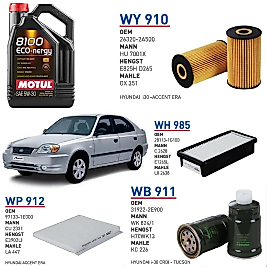 HYUNDAİ ACCENT ADMİRE 1.5 CRDİ MOTOR BAKIM SETİ