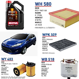 FORD FİESTA 1.4 TDCİ EURO 5 MOTOR BAKIM SETİ