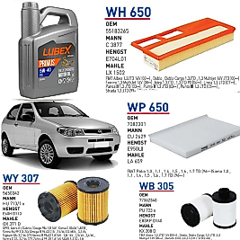 FİAT PALİO 1.2 8 VALF 60 HP 2006 MODEL YAĞ BAKIM SETİ