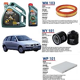 SEAT İBİZA 1.6i Motor Kodu:ALM Yağ Bakım Seti
