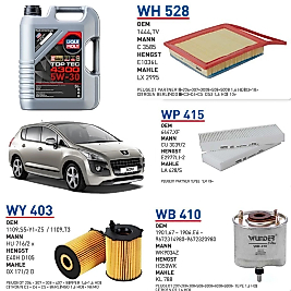 PEUGEOT 3008 1.6 HDİ 82 KW 112 HP YAĞ BAKIM SETİ