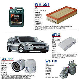 FORD CONNECT 1.8 2009-2013 90 HP ARAÇ BAKIM SETİ
