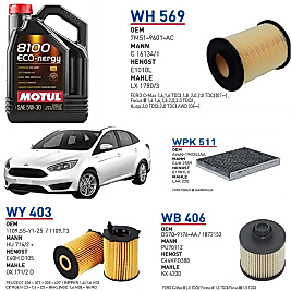 FORD FOCUS 1.5 TDCİ 120 HP 2014-2017 YAĞ BAKIM SETİ