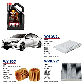 TOYOTA COROLLA 1.6 132 HP YAĞ BAKIM SETİ