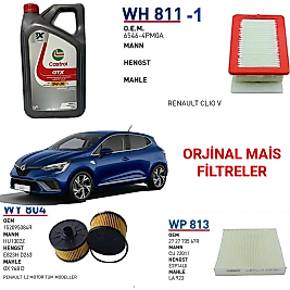 RENAULT CLİO 1.3 TCE 1.0 TCE BAKIM SETİ ORJİNAL MAİS