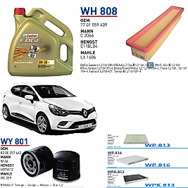 RENAULT CLİO 4 1.2 BENZİNLİ BAKIM SETİ
