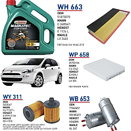 FİAT PUNTO 1.3 MULTİJET EURO 5 MOTOR YAĞ BAKIM SETİ