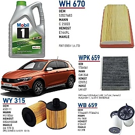 EGEA CROSS 1.6 MULTİJET YAĞ BAKIM SETİ