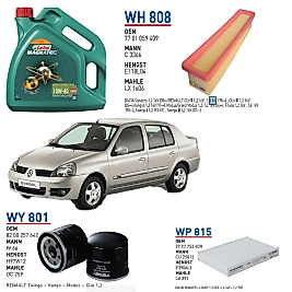 RENAULT SYMBOL 1.2 2008 VE ÜSTÜ ARAÇ BAKIM SETİ