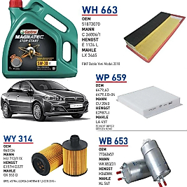 FİAT LİNEA 1.3 MULTİJET EURO 5 ARAÇ YAĞ BAKIM SETİ